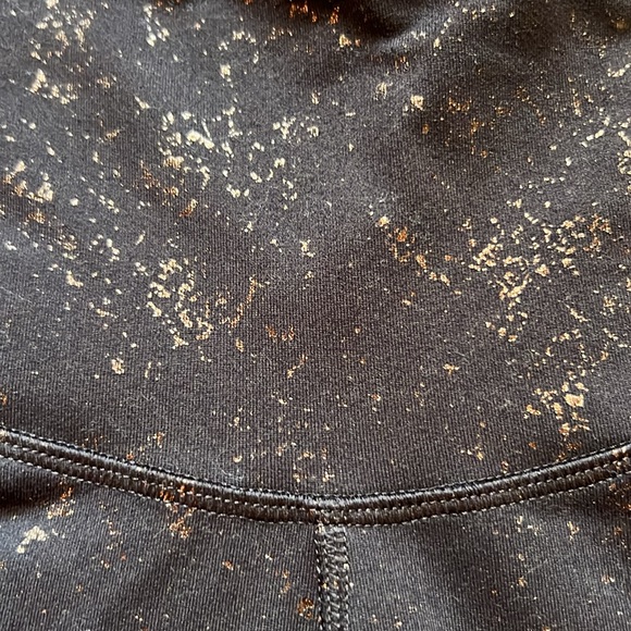 C9 by Champion brown yoga leggings with metallic gold sparkles, sz small - Picture 5 of 6